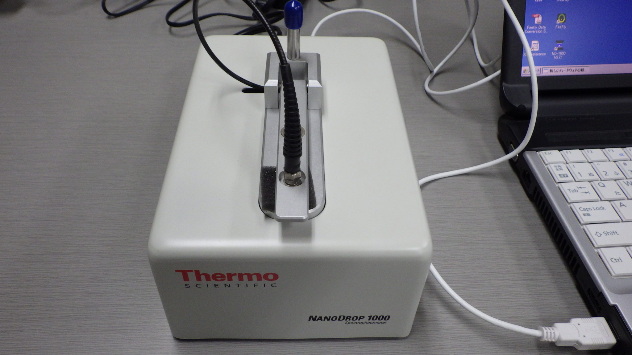サーモフィッシャー/ND1000/超微量紫外可視分光光度計NanoDrop1000/美品です/￥324,000(税抜き・送料別途)